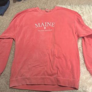 Sunkissed Coconut Maine Crewneck sweatshirt